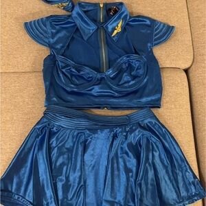 New costume, dolls kill, Britney Spears flight attendant from toxic music video